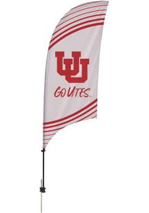 Utah Utes 7.5 Foot Spike Base Tall Team Flag