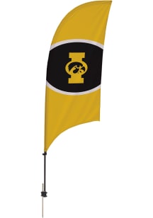 Iowa Hawkeyes 7.5 Foot Spike Base Tall Team Flag