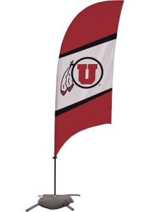 Utah Utes 7.5 Foot Cross Base Tall Team Flag