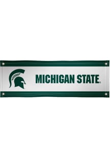 White Michigan State Spartans 2x6 Vinyl Banner