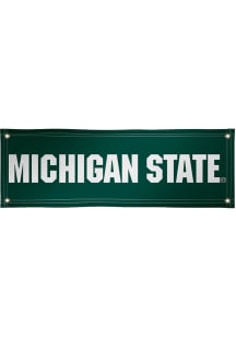 Green Michigan State Spartans 2x6 Vinyl Banner
