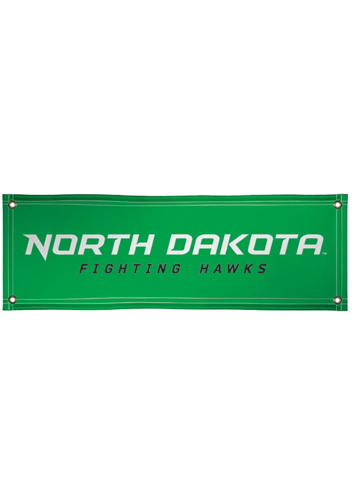 North Dakota Fighting Hawks 2x6 Vinyl Banner