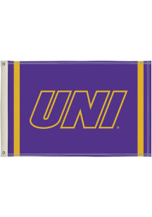 Northern Iowa Panthers 2x3 Purple Silk Screen Grommet Flag