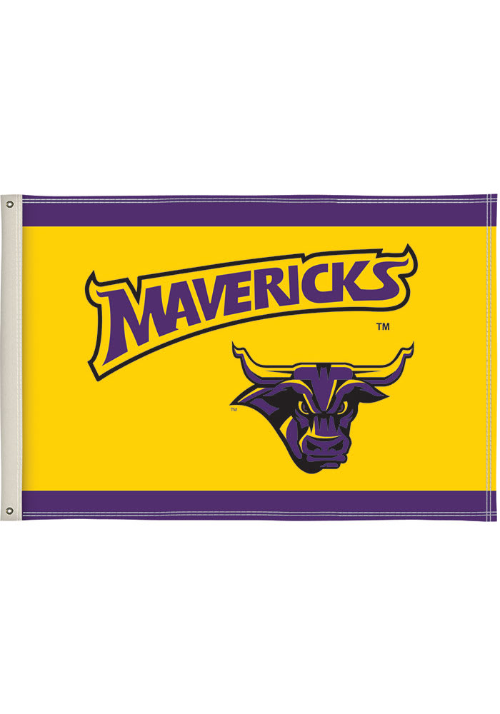 Minnesota State Mavericks 2x3 Gold Silk Screen Grommet Flag
