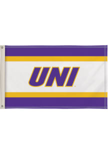 Northern Iowa Panthers 3x5 White Silk Screen Grommet Flag