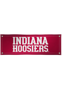 Red Indiana Hoosiers 2x6 Vinyl Banner