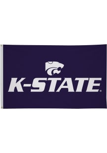 K-State Wildcats 3x5 University Purple Silk Screen Grommet Flag