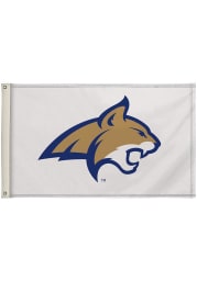 Montana State Bobcats 3x5 White Silk Screen Grommet Flag