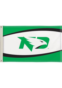 North Dakota Fighting Hawks 3x5 Green Silk Screen Grommet Flag