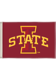 Iowa State Cyclones 2x3 Maroon Silk Screen Grommet Flag