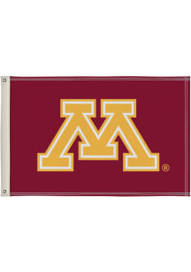 Maroon Minnesota Golden Gophers 2x3 Silk Screen Grommet Flag