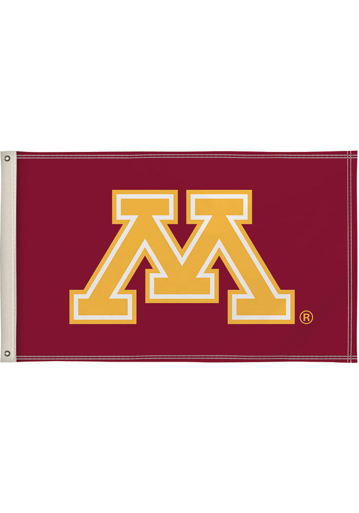Minnesota Golden Gophers 3x5 Maroon Silk Screen Grommet Flag