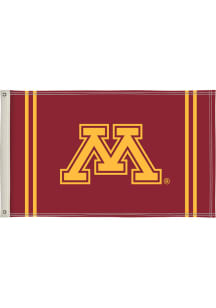 Minnesota Golden Gophers 3x5 Red Silk Screen Grommet Flag