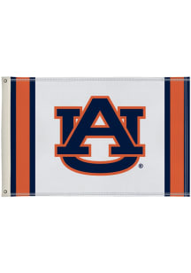 Auburn Tigers 2x3 White Silk Screen Grommet Flag