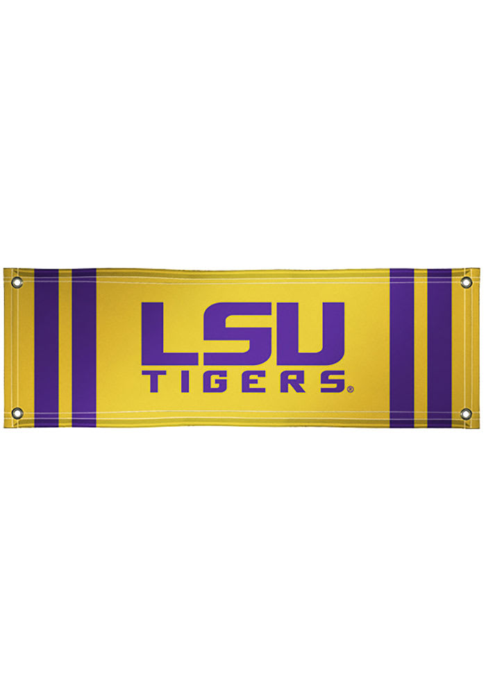 LSU Tigers 2x6 Vinyl Banner