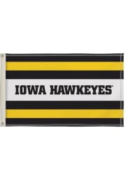 Iowa Hawkeyes 3x5 White Silk Screen Grommet Flag