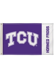 TCU Horned Frogs 3x5 Purple Silk Screen Grommet Flag