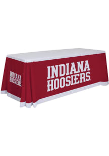 Red Indiana Hoosiers 6 Ft Fabric Tablecloth