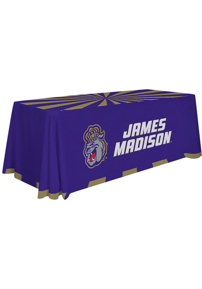 James Madison Dukes 6 Ft Fabric Tablecloth