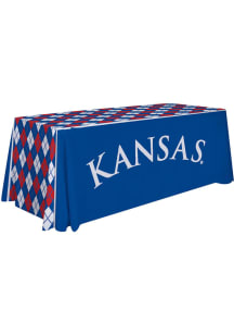 Kansas Jayhawks 6 Ft Fabric Tablecloth