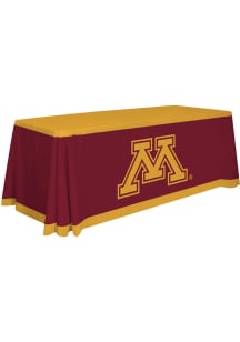 Maroon Minnesota Golden Gophers 6 Ft Fabric Tablecloth