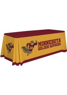 Gold Minnesota Golden Gophers 6 Ft Fabric Tablecloth