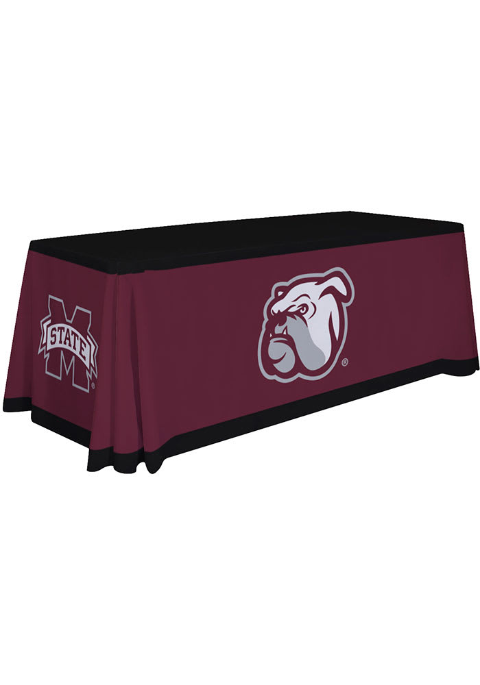 Mississippi State Bulldogs 6 Ft Fabric Tablecloth
