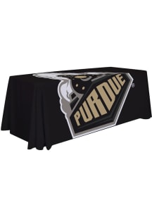 Black Purdue Boilermakers 6 Ft Fabric Tablecloth