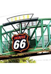 Tulsa 4x4 in metal Magnet