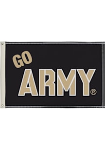 Army Black Knights 2x3 Silk Screen Grommet Flag - Black