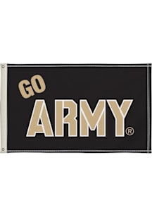 Army Black Knights 3x5 Silk Screen Grommet Flag - Black