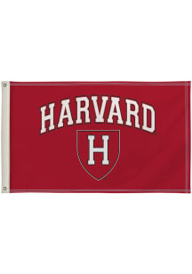 Harvard Crimson 3x5 Red Silk Screen Grommet Flag