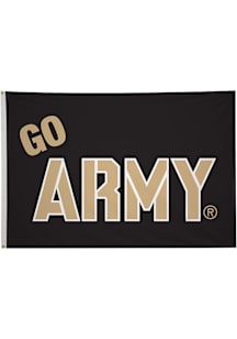 Army Black Knights 5x8 Silk Screen Grommet Flag - Black