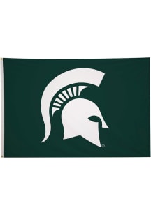 Michigan State Spartans Spartan Logo 5x8 Green Silk Screen Grommet Flag