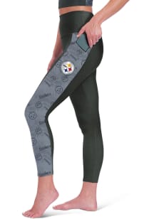 Pittsburgh Steelers Womens Grey Pocket legging Pants