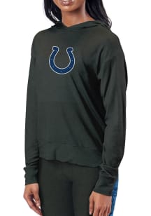 Indianapolis Colts Womens Grey Lightweight Hooded Sweatshirt