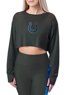 Indianapolis Colts Womens Grey Thumbhole longsleeve LS Tee
