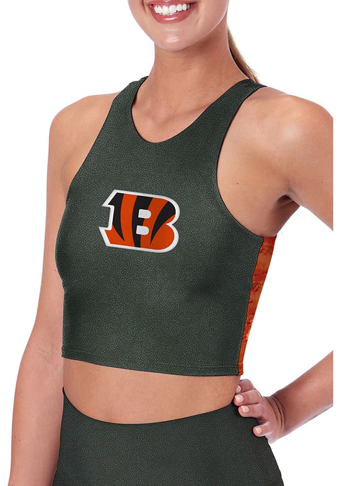 Cincinnati Bengals Antigua Women's Throwback Logo Sleeveless Tribute Polo -  Charcoal