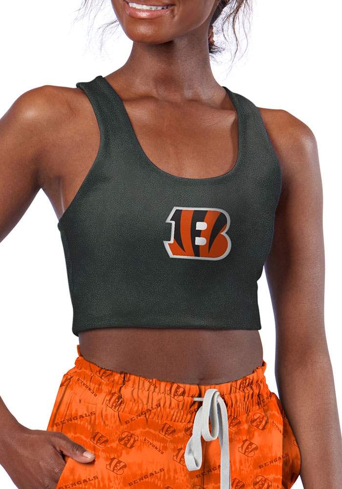 Cincinnati Bengals Womens Grey Reversible racerback Tank Top