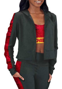 Kansas City Chiefs Womens Black Zip up Long Sleeve Full Zip Jacket