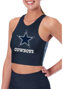 Dallas Cowboys Womens Black Midi Tank Top