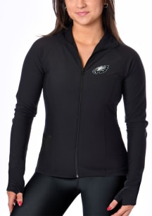 Philadelphia Eagles Womens Black Project Long Sleeve Track Jacket