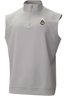Columbia Purdue Boilermakers Mens Grey Heat Seal Wickham Hills Sleeveless Jacket