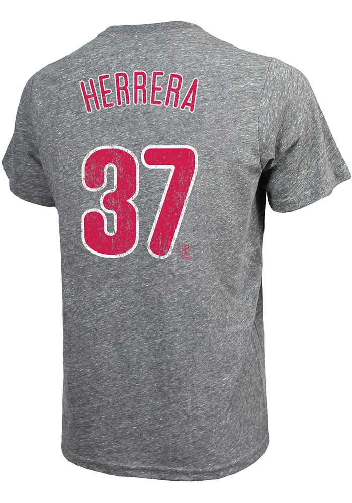 Odubel Herrera Philadelphia Phillies Grey Name and number Short Sleeve Fashion Player T Shirt