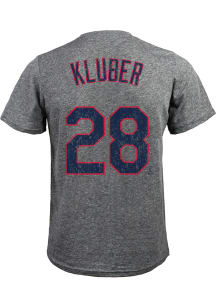 Corey Kluber Cleveland Guardians Grey Tri-blend Short Sleeve Fashion Player T Shirt