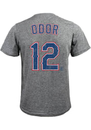 Rougned Odor Texas Rangers Grey Tri-blend Short Sleeve Fashion Player T Shirt