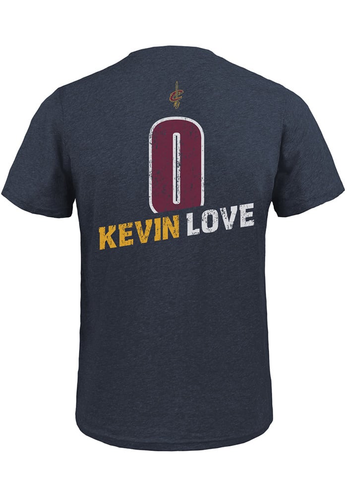 Kevin Love Cleveland Cavaliers Navy Blue Record Holder Short Sleeve Fashion Player T Shirt