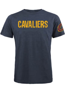 Cleveland Cavaliers Navy Blue Wordmark Short Sleeve Fashion T Shirt