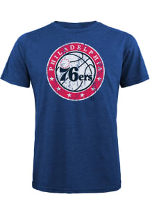 Philadelphia 76ers Blue Pop Primary Short Sleeve Fashion T Shirt