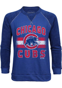 Chicago Cubs Mens Blue Team Pride Long Sleeve Fashion Sweatshirt